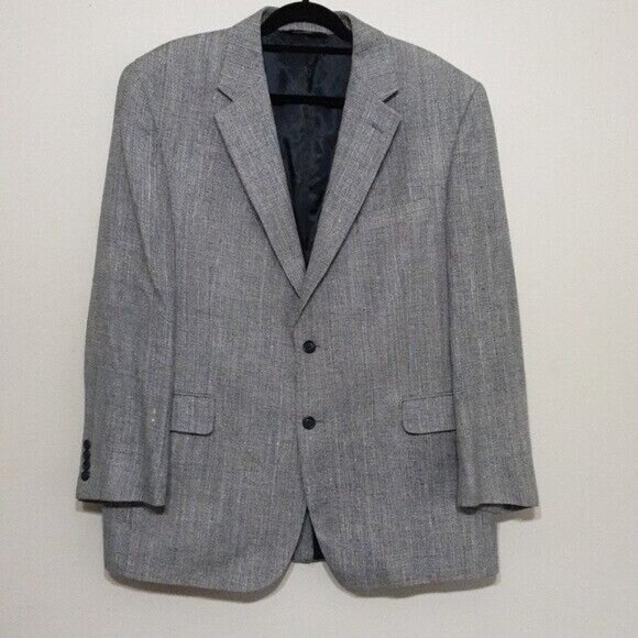 Jo's a Bank men's  blazer suit 100% silk in size 46R - Picture 8 of 8